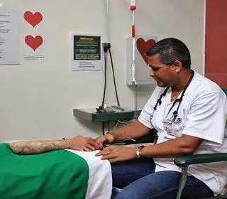 unidade de coleta de sangue