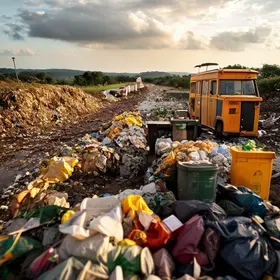 rescisão de contrato coleta lixo