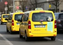 vistoria de táxis e vans escolares