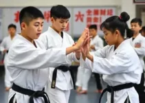 alunos da rede municipal participam de aulas de artes marciais