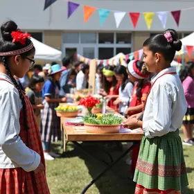 escola encerra semestre com realização de feira cultural